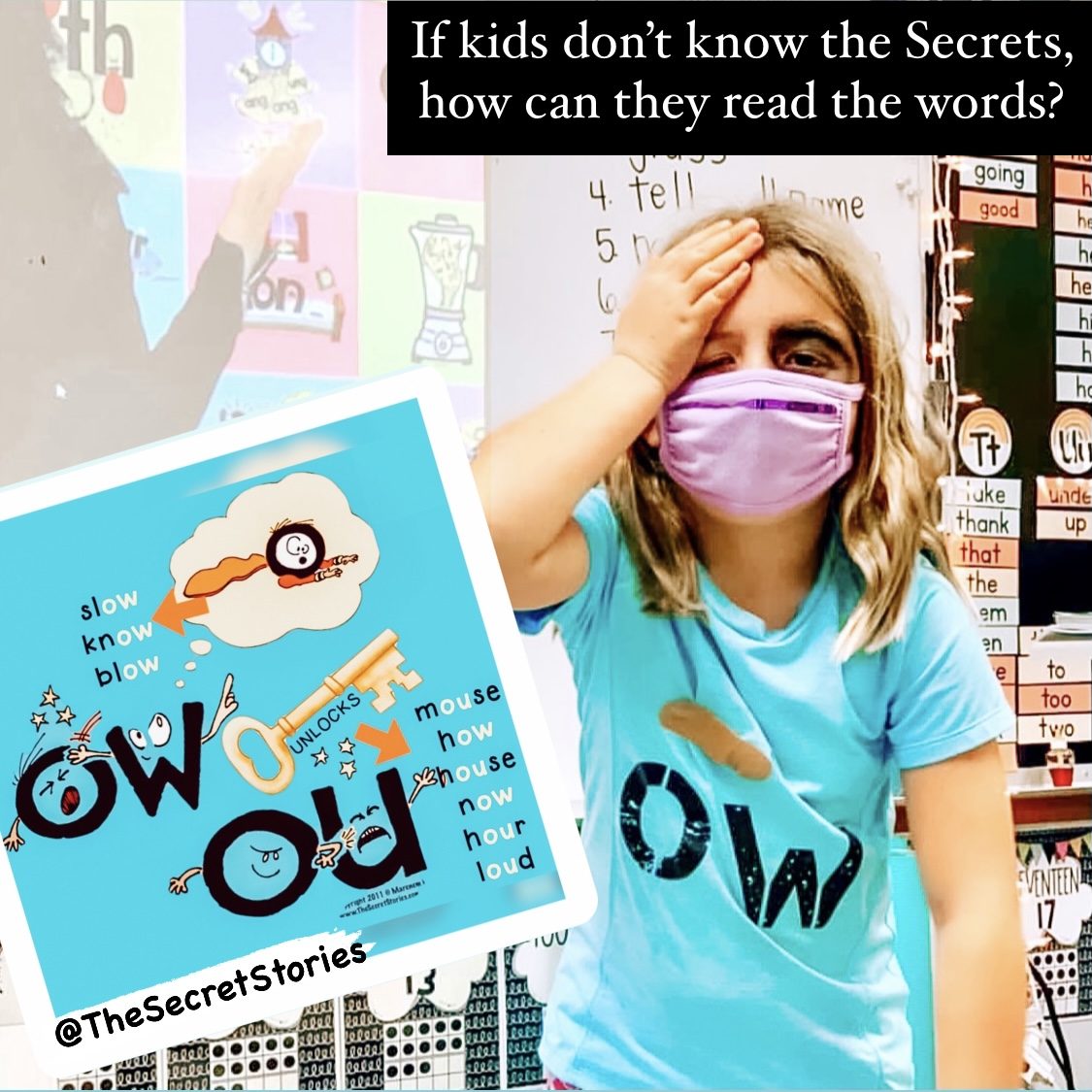 ou ow phonics story