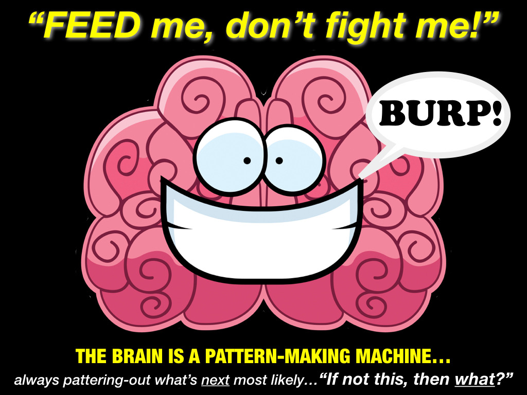 brain is a pattern making machine