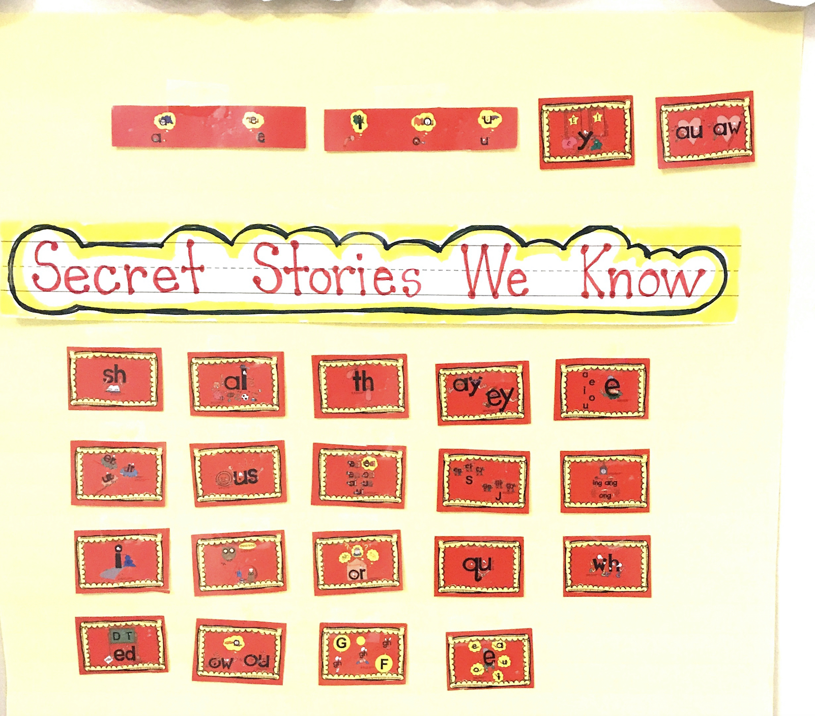 Secret Stories Phonics Cut-Apart Cards