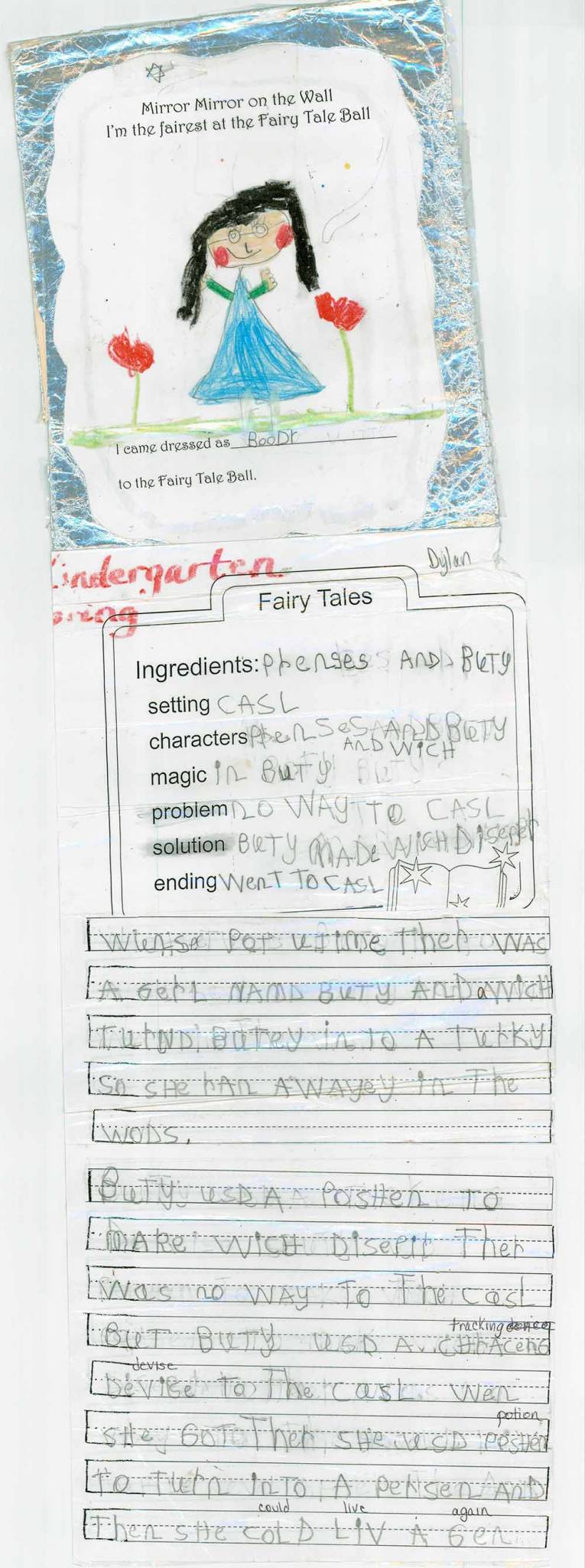 Kindergarten Fairy Tale Writing