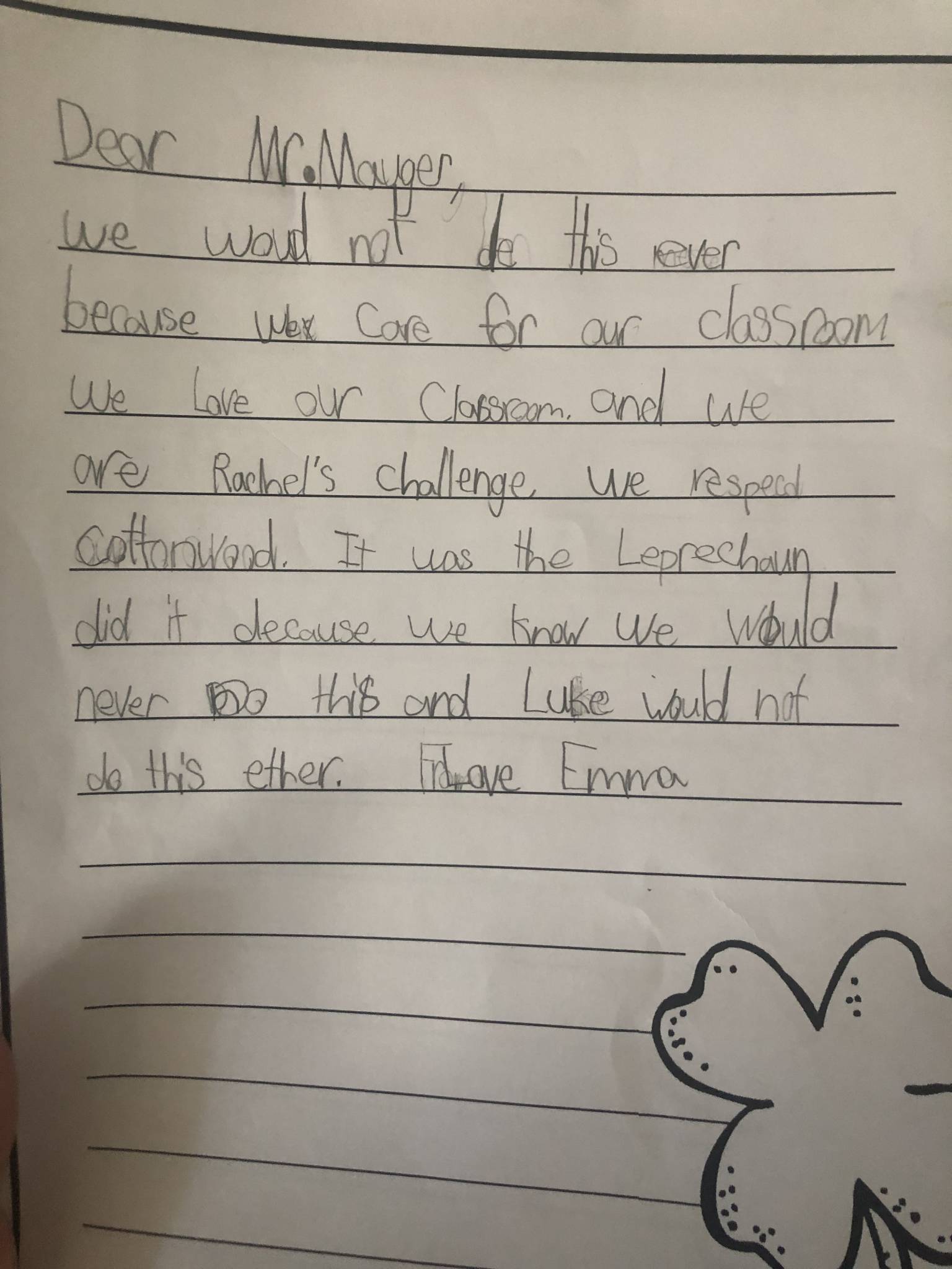 persuasive writing first grade