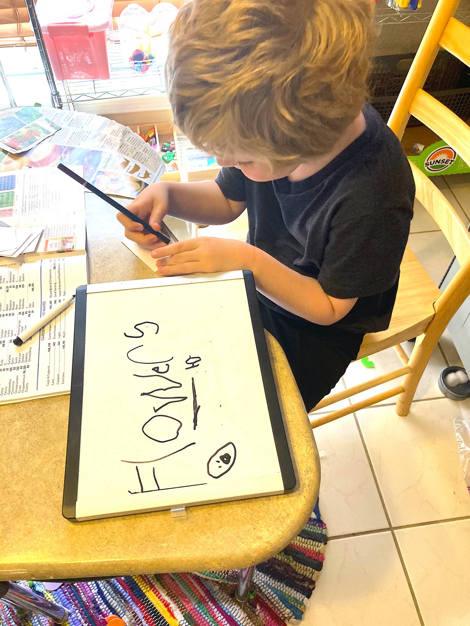 Kindergarten Writing Autism