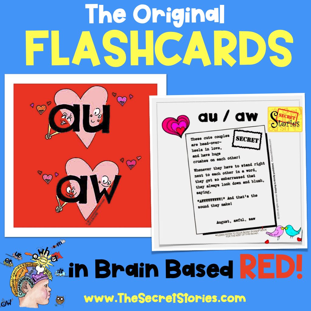 Phonics Flashcards Red