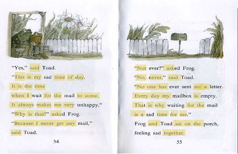 Frog and Toad High Frequency Words